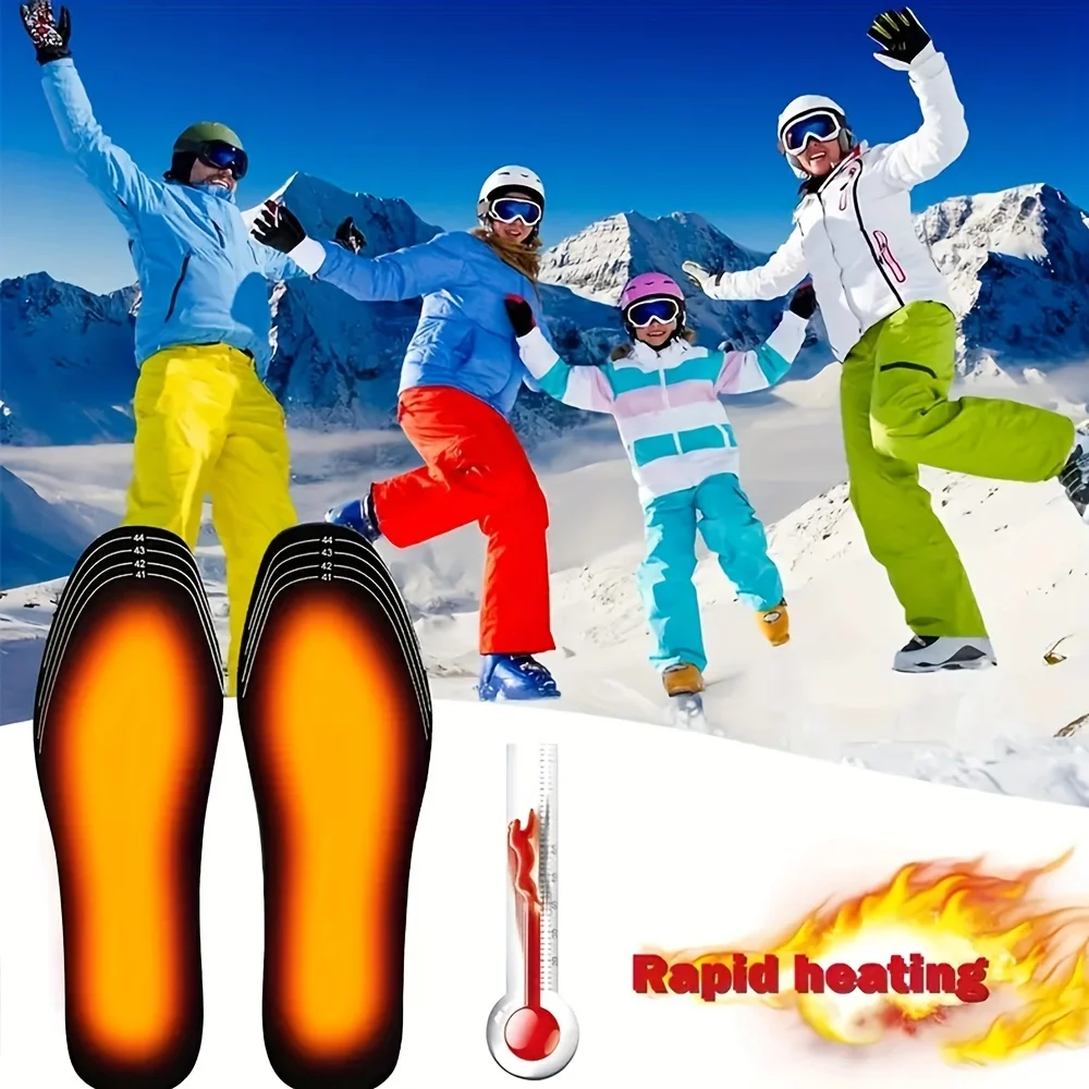 1pc USB Heated Insole,  Foot Warmer, Sock Warmer For Winter Outdoor Sports, Heated Insole For Winter Warmth