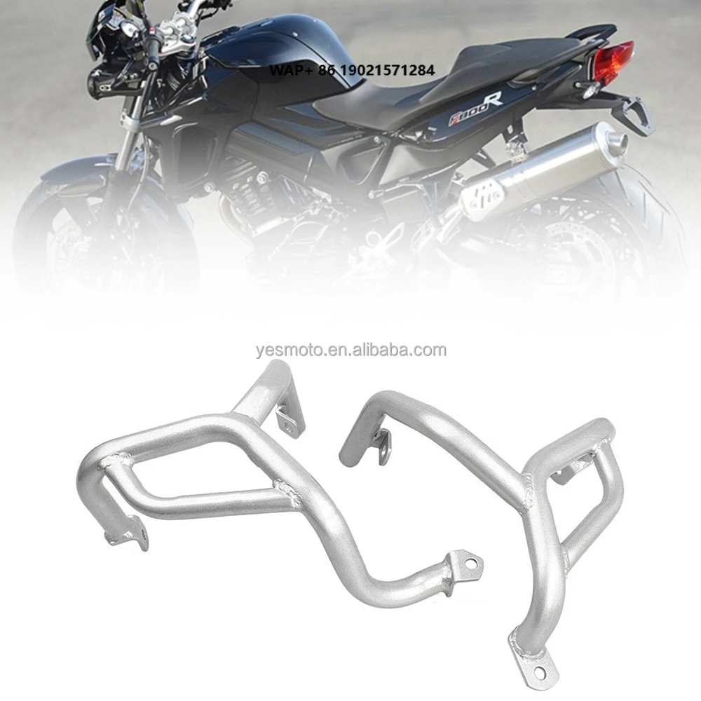 Silver Motorcycle Motor Engine Guard Crash Bars Protection  for F800R 2010- 2015 F 800 R Motorcycle Bumper