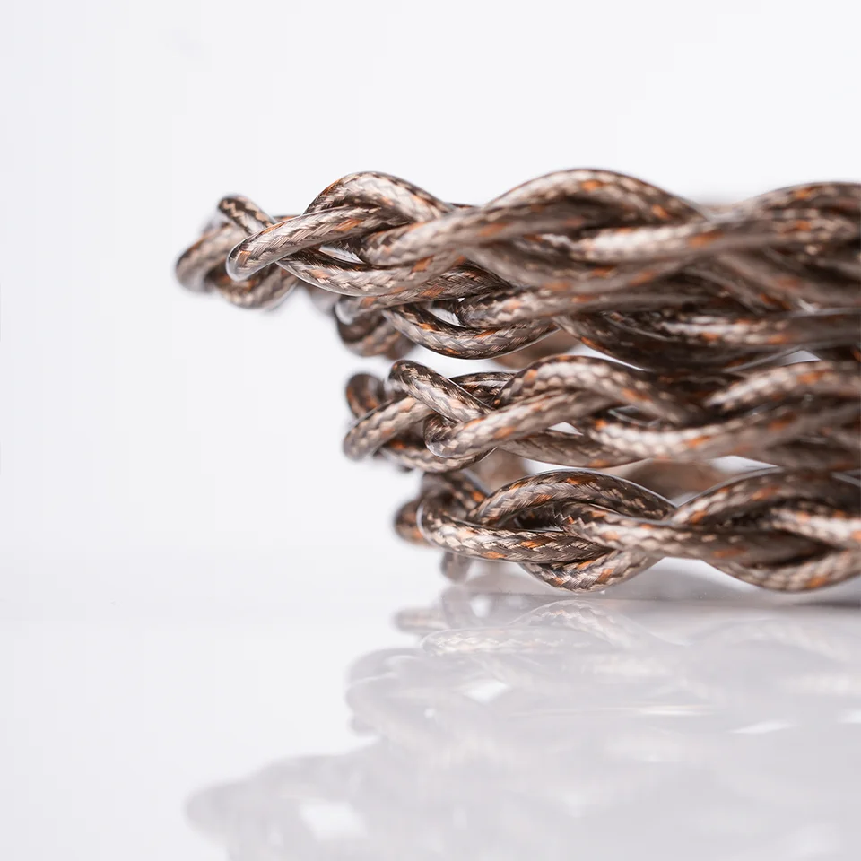 NICEHCK AceMeteor 8N Silver Plated OCC+8N OCC Conductors Gold