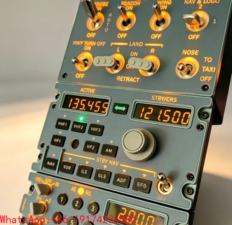 USB Connected 2nd Gen MCDU SIM Display Panel Professional Flight Simulator Part For Airbus A320 Simulation System
