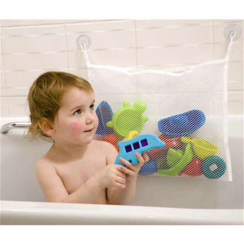 Baby Bathroom Mesh Bag Design For Bath Toys Bag Baby Kids Toy Storage Mesh Toy Bag Net Infant Bathing Hanging Organizer