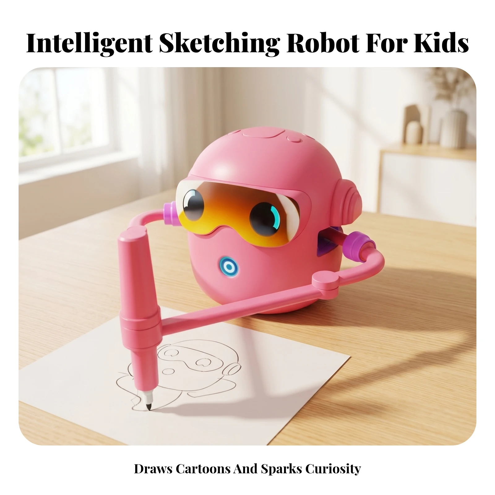 robot-de-pintura-y-dibujo-inteligente-con-visor-Ambar-para-ninos-juguete-para-coordinacion-mano-ojo