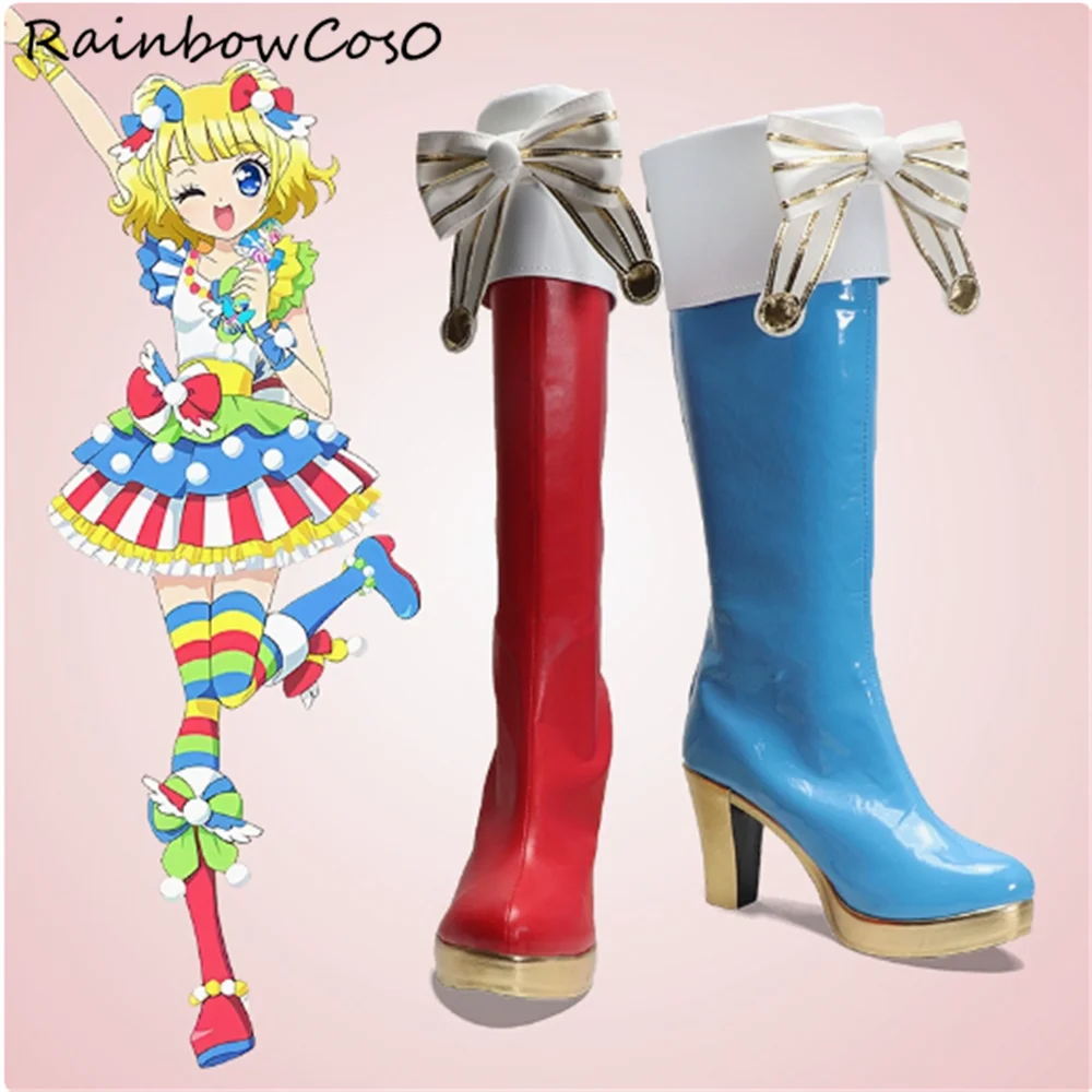 

Minami Mirei Pretty Rhythm Cosplay Shoes Boots Game Anime Party Halloween RainbowCos0 W4368