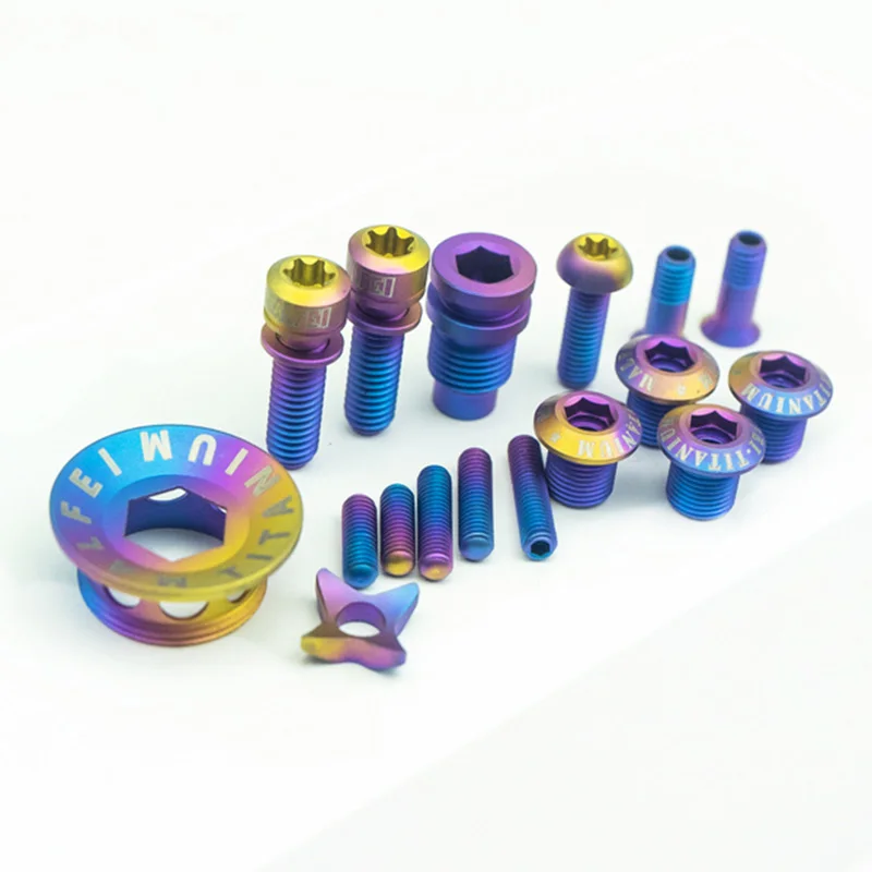 MALFEI Titanium Alloy Screw Set for Shimano R7170/8170/9270 Shifer Transmission System Bicycle Conversion Accessories