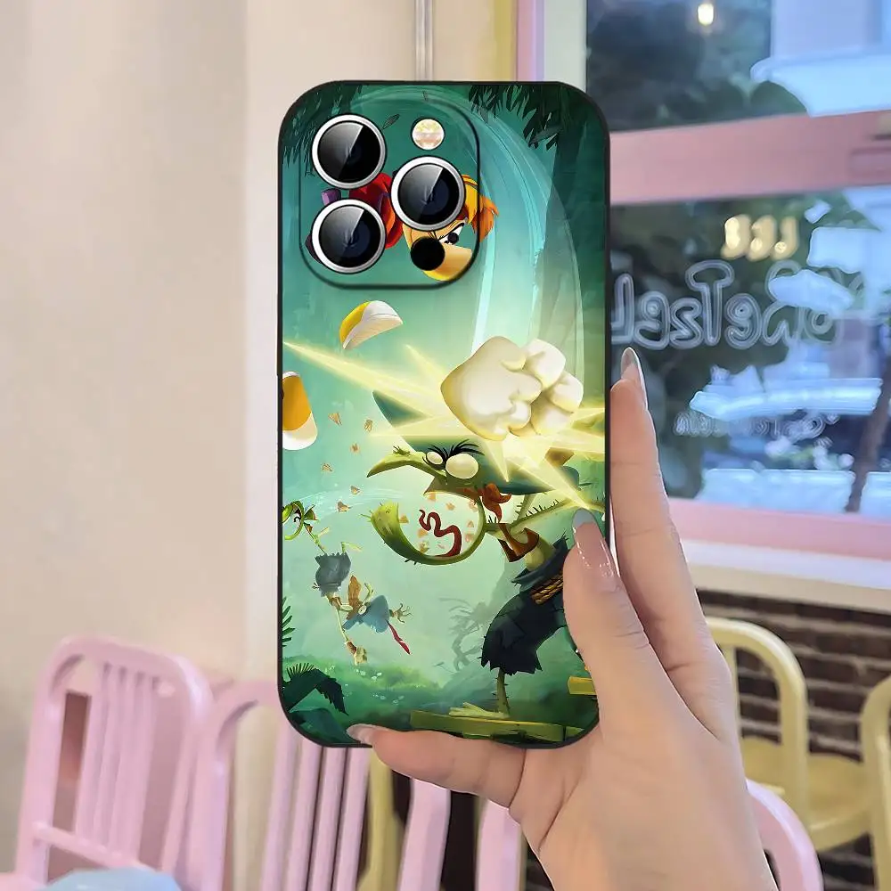 حافظة هاتف Rayman Legends Game ناعمة من مادة TPU صديقة للبشرة لهاتف IPhone 17/16/15/14/13/12/11 Series: PRO، MAX، PLUS، Mini