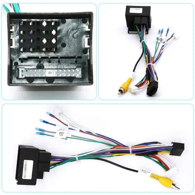 Car Radio Cable CAN-Bus Box Adapter For 2013+ PEUGEOT 3008 Wiring Harness Power Connector Socket