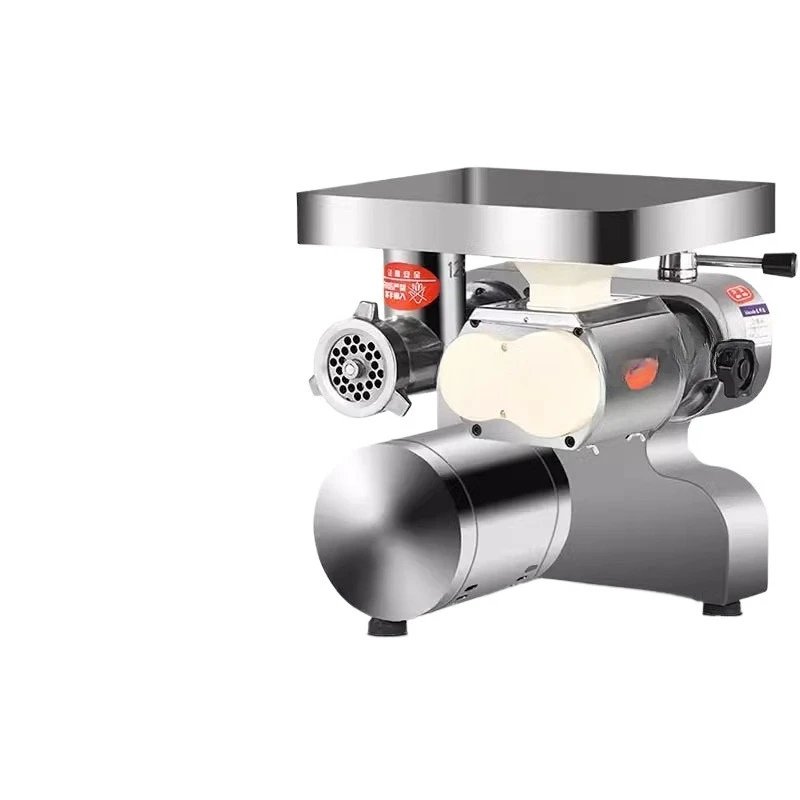 

Meat grinder, commercial electric stainless steel automatic multi-function enema machine, butcher shop ground meat SJC35