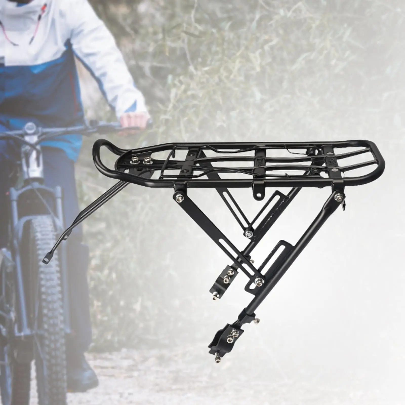 

Задний багажник для горного велосипеда Задний багажник для велосипеда для путешествий, езды на велосипеде, шоссейного велосипеда