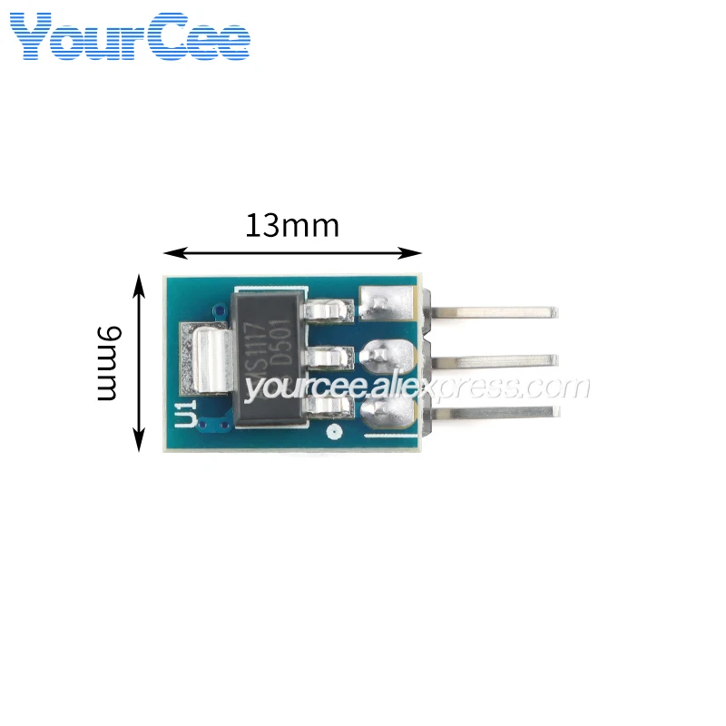 20pcs/1pc AMS1117 3.3V 5V Power Supply Module AMS1117-3.3 AMS1117-5.0 LDO Linear Regulator Board 800mA