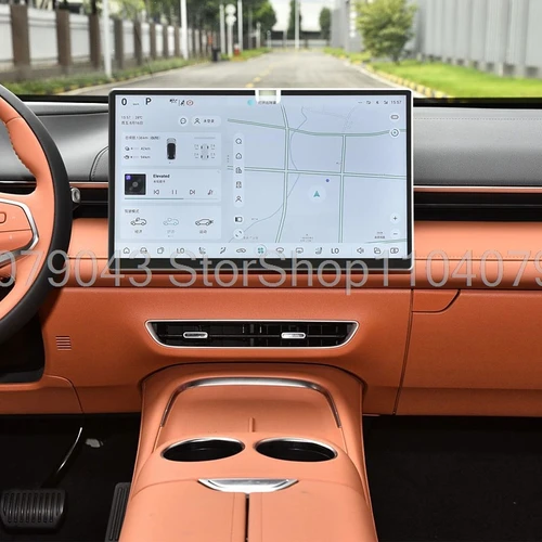 Imagen 2 del producto Protector de pantalla de vidrio templado para deepal s07 deepal s7 2024 2025 15,6 pulgadas película protectora de navegación gps de infotainment para coche