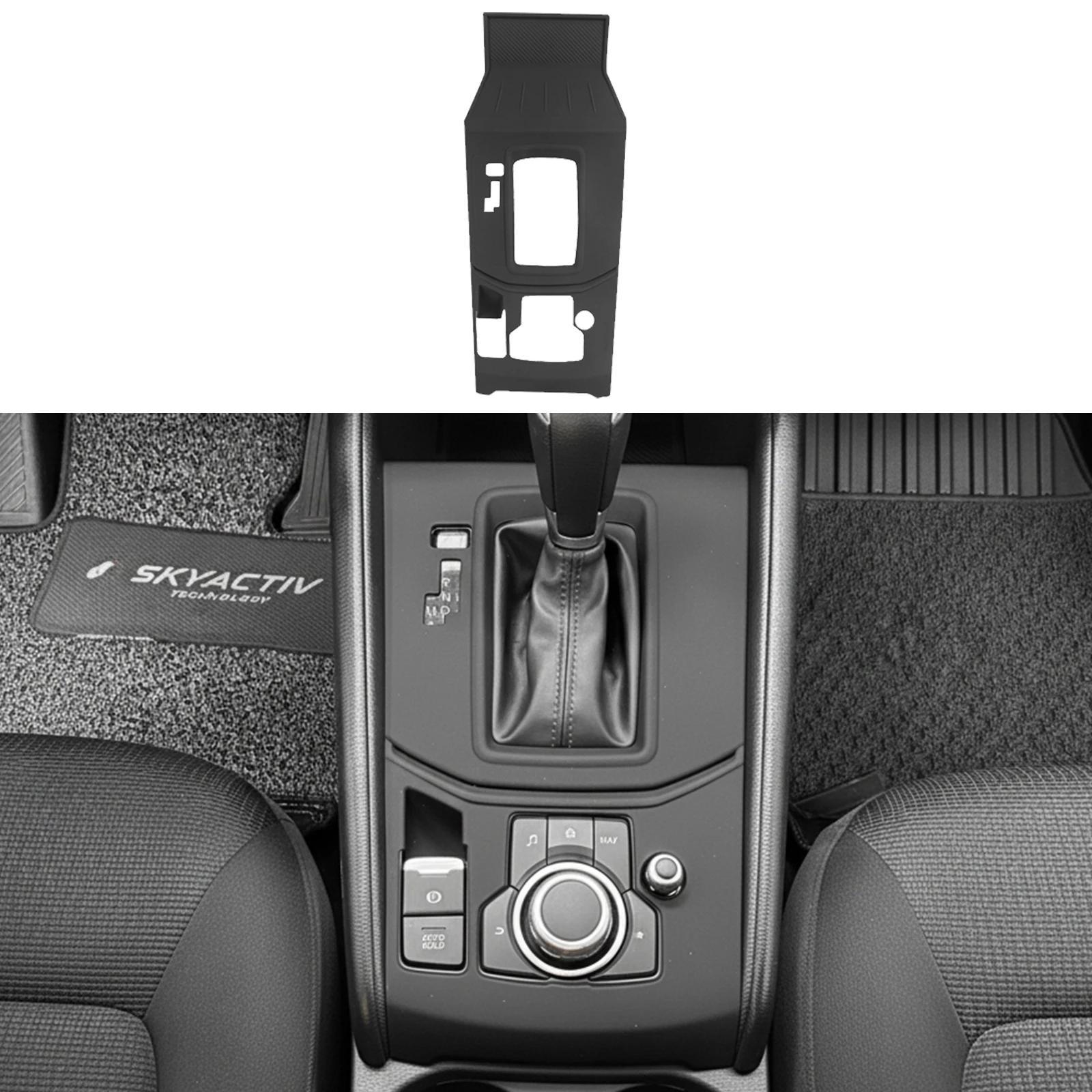 

For Mazda CX-5 2017-2025 Center Console Silicone Pad Anti Scratch Washable Reusable Interior Protective Modification Accessories