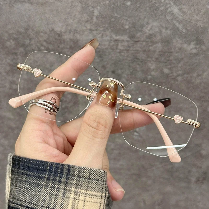 VAMAX Ultra Light Square Frame Degree Eyeglasses Women Men Blue Light Block