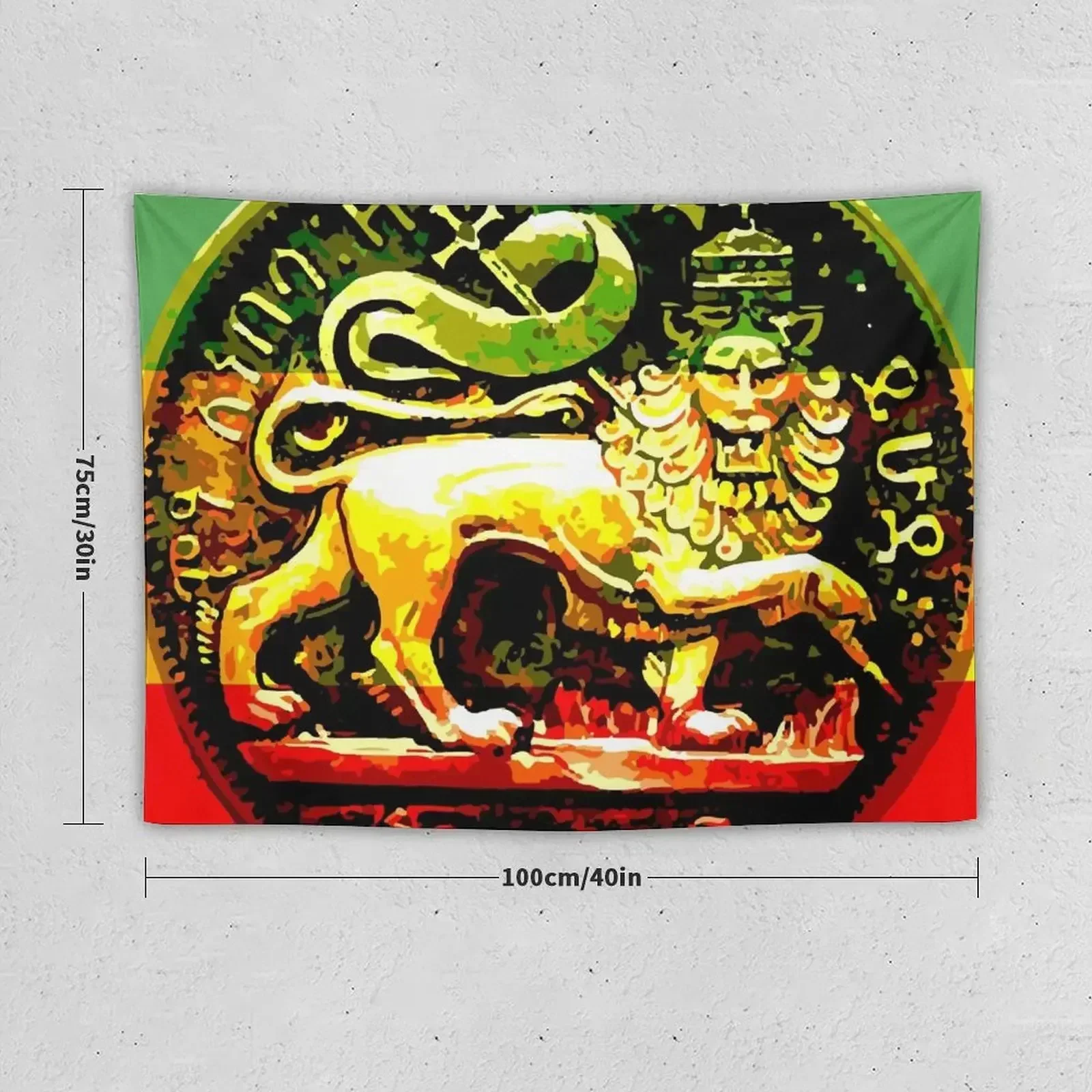 Jah Rastafari Ancient Lion of Judah Design Tapestry Room Ornaments Home Decor Accessories Tapestry