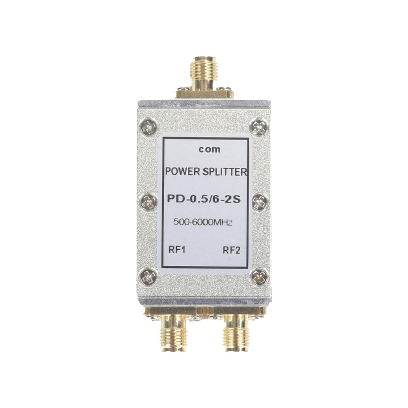 Broadband Communication Divider 0.5-6 GHz Splitter with Female Ends for Hardware Distribution, Laboratory Work, and K1KF