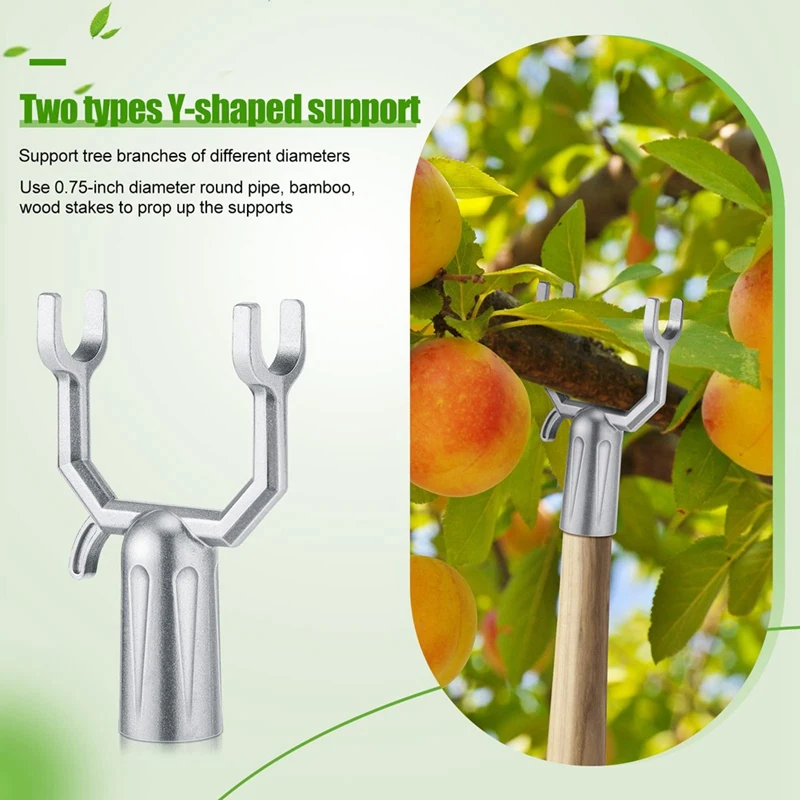 Metal Tree Branch Support Tree Brace Branch Crutch Tree Straightening Kit For Propping Up Fruited Tree Branches