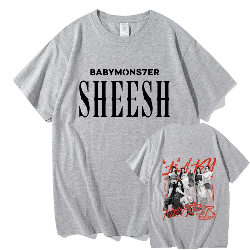 BABYMONS7ER Abum Sheesh T Shirts Cool Men/Women Clothes Harajuku Aesthetic Tshirt Unisex Streetwear Cotton Tops view 4