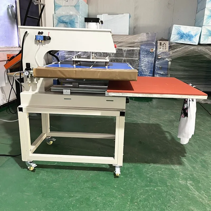 Large Format Smooth Swing Touch LCD Heat Press Machine Heavy Duty 80x100 Sublimation Machine Garment Fabric Printing Provided