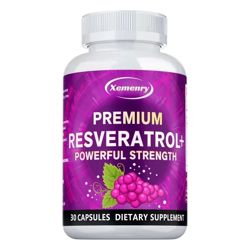 

Капсулы с ресвератролом - повышают уровень NAD+, поддерживают энергию и замедляют старение, способствуют клеточной энергетике.