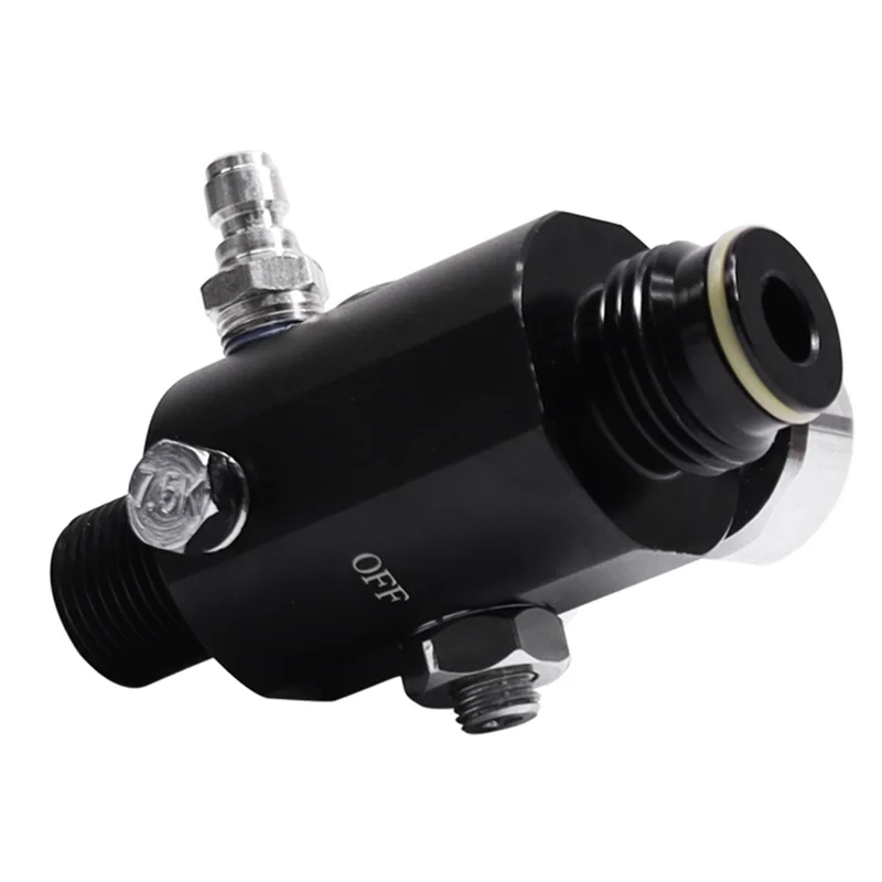 Top Deals 5/8-18UNF Dual Gauge Pressure Regulator Valvula Reguladora Pneumatic Air Valve Fill Station Durable Easy Install