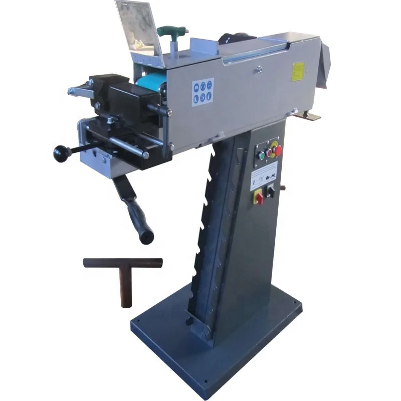 400V 3300W Industrial Metal Deburring Belt Sander Featuring Dual Dust Collection Metal Tube Notcher Combo Belt Sander/Grinder