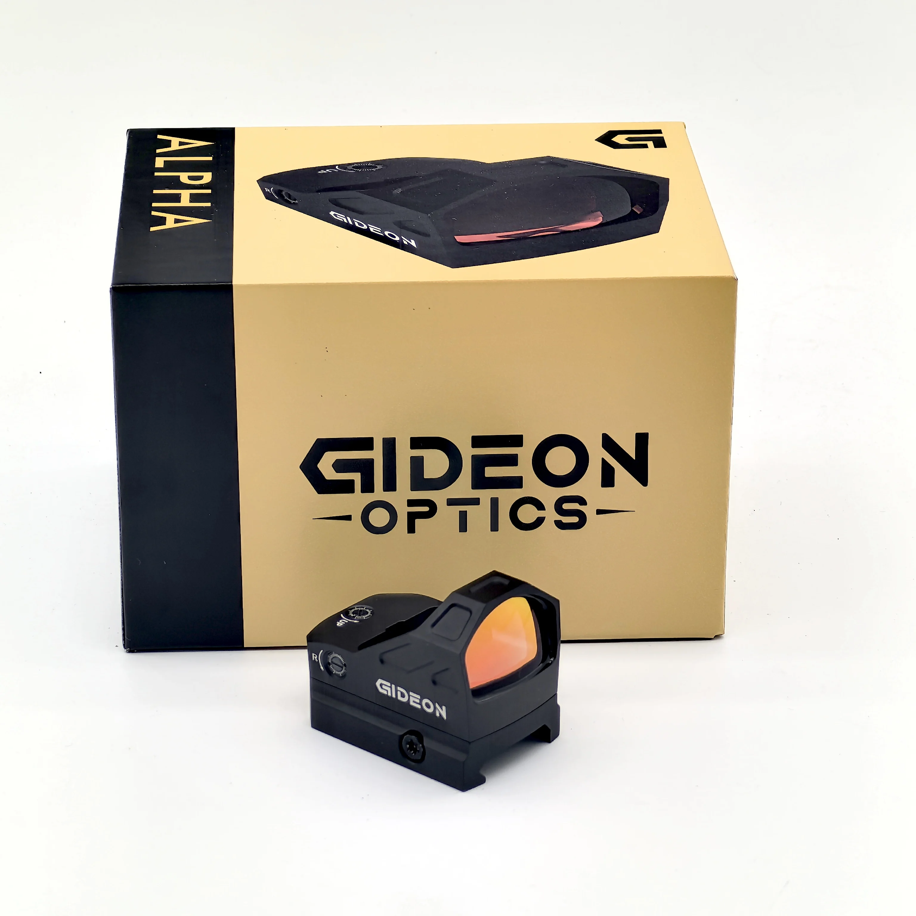 Original Gideon Alpha 3 MOA Red Dot Sight Shake Awake RM* Footprint Circle Dot Scope 1913 Picatinny Mount for Shotgun