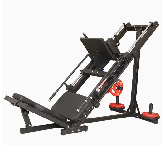 Professional Level Home Gym Equipment Linear Leg Press Hack Squat Muscle Exerciser Plate Loaded Machine for Weight Training