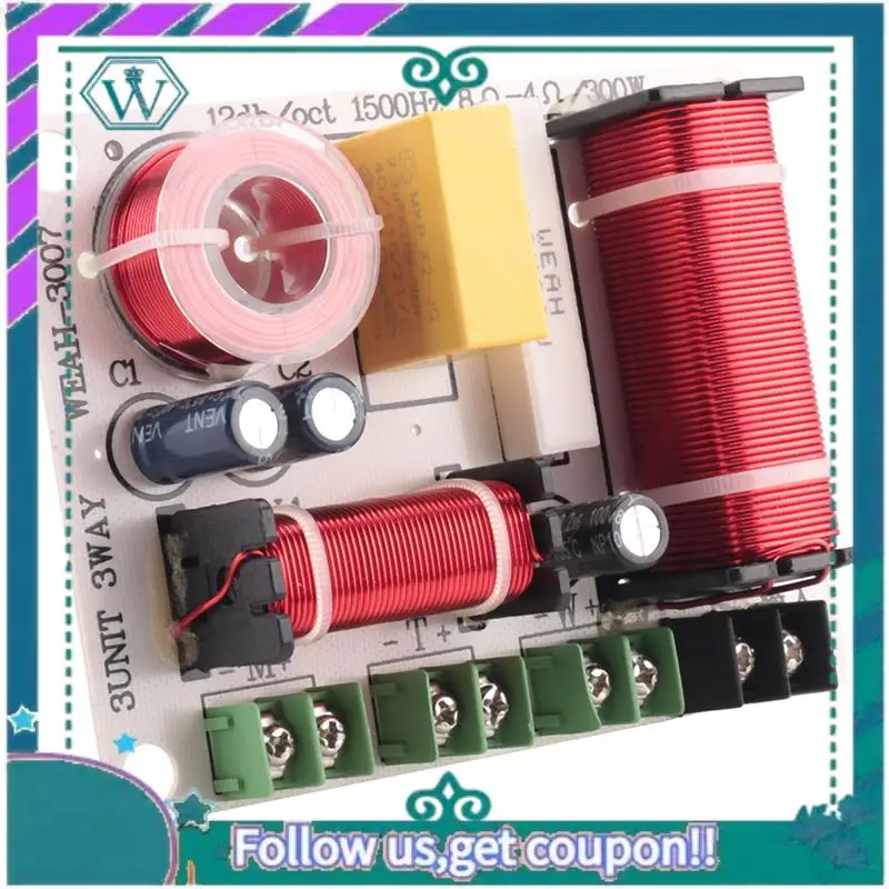 A75Q-Car موزع تردد مرشح كروس الصوت لتعديل مكبر الصوت المنزلي DIY #4