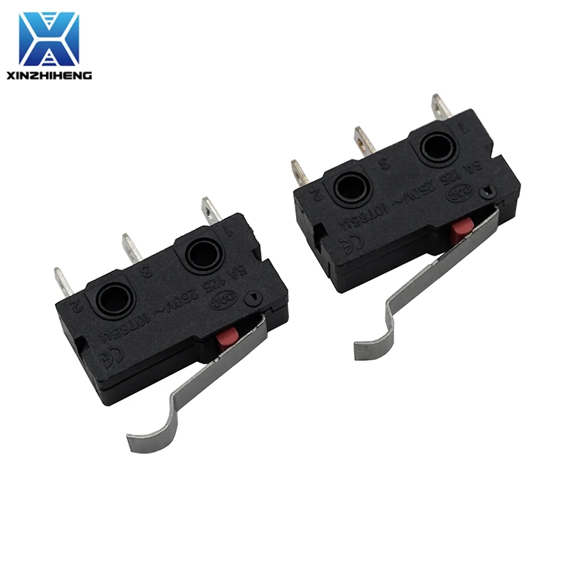 10pcs KW12 Travel Limit Switch Contact Button KW11-3Z-2 Roller Straight Handle/Arc Rod Micro Switch NO/NC 2/3 PIN 5A 125V/250V