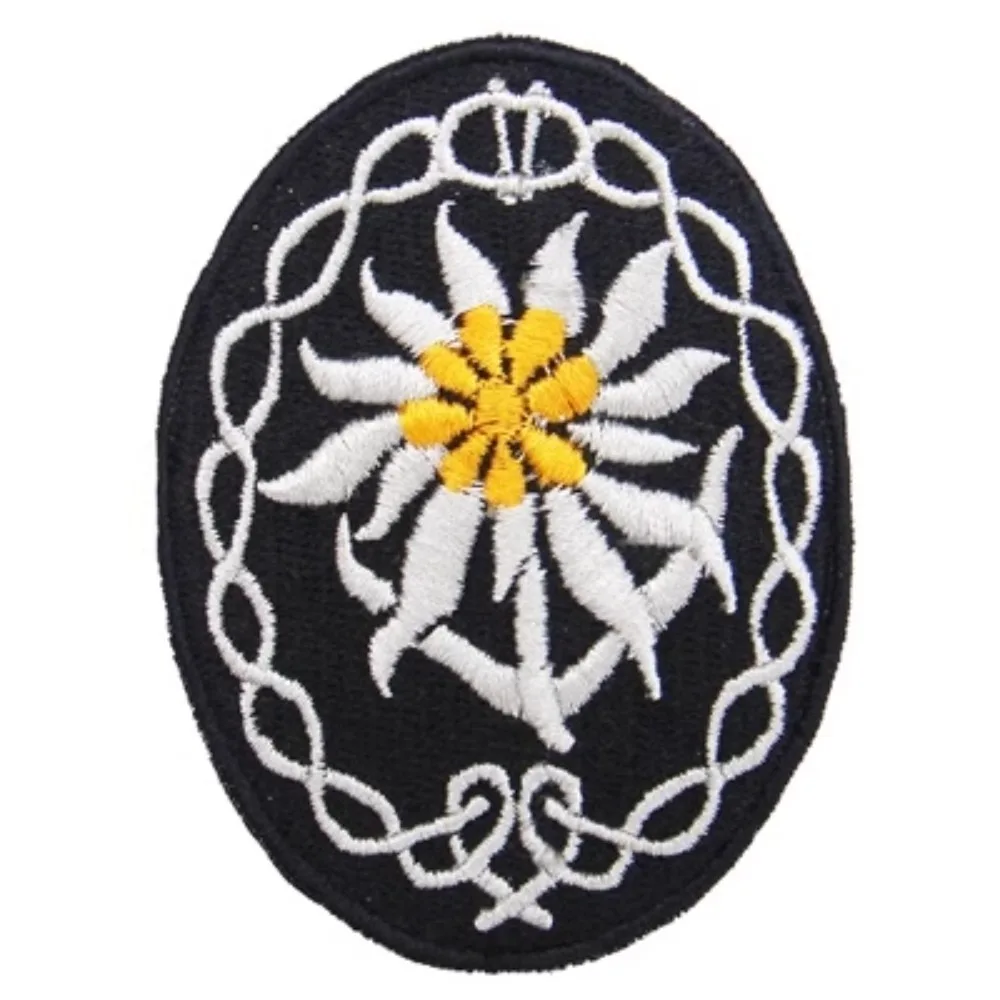Edelweiss Mountain Warfare Instructor Armband Patch Double Side Hook and Loop Patches DIY Apparel Sewing Supplies