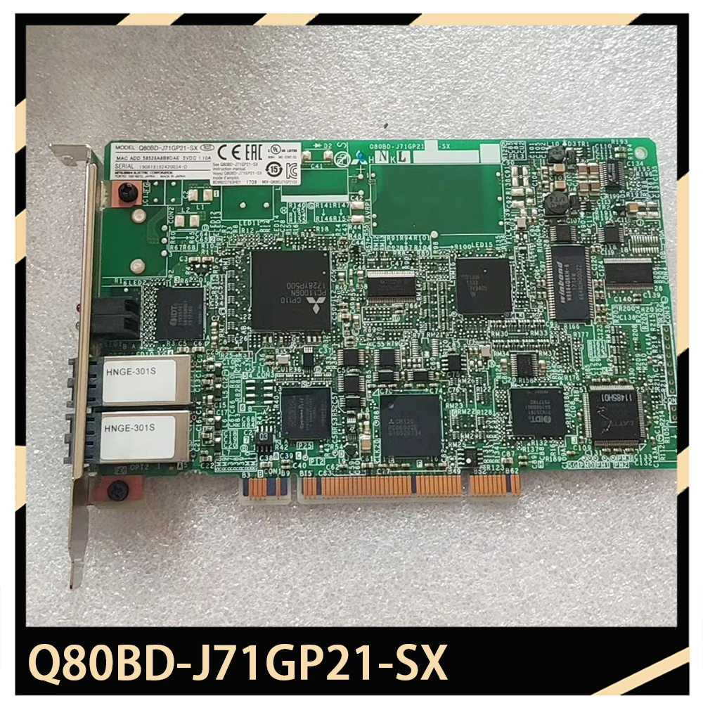 Q80BD-J71GP21-SX For PLC fiber optic communication board