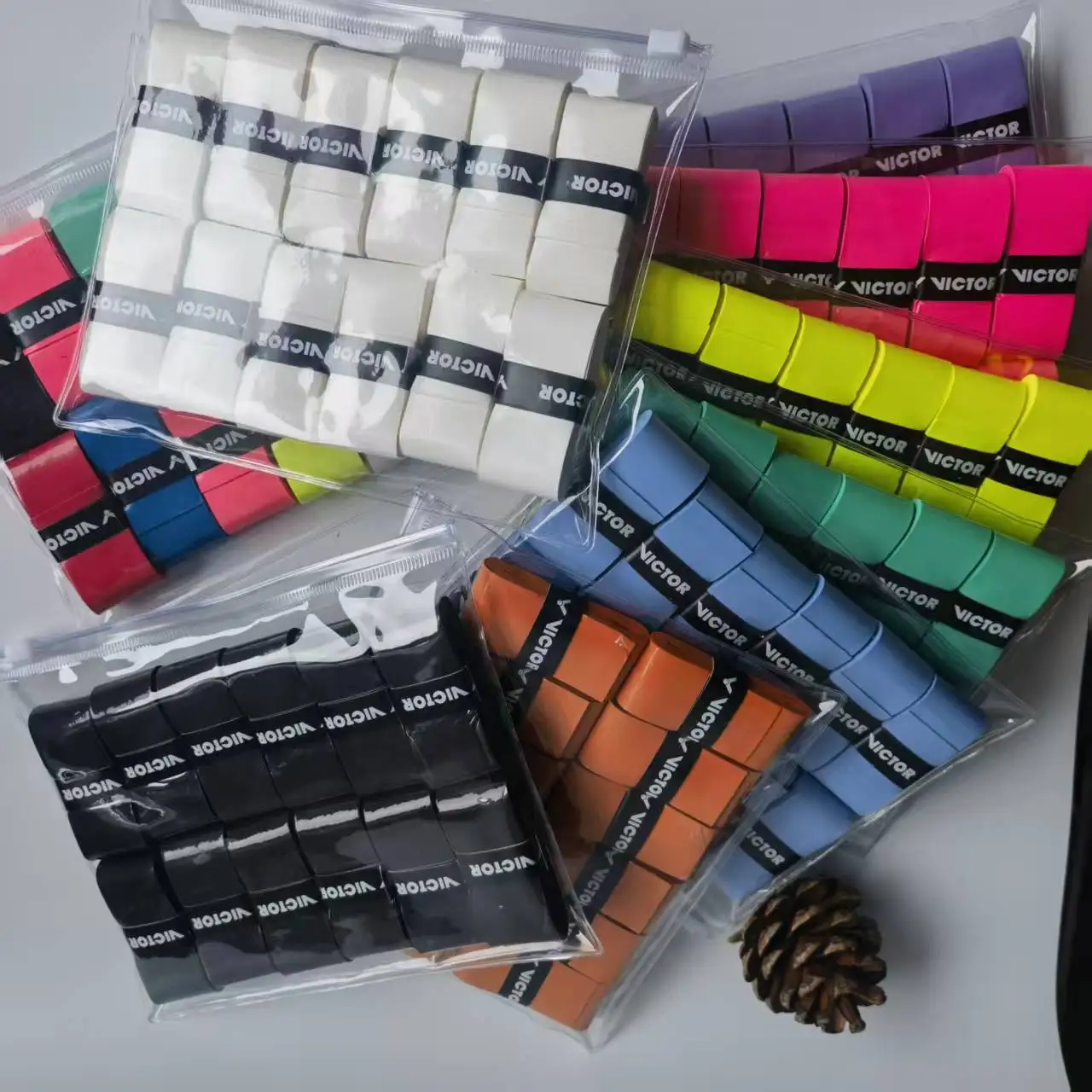 Оригинальная противоскользящая теннисная ракетка Victor Overgrip, повязка на повязку, ручки для падела, амортизирующая лента, тренировочные аксессуары