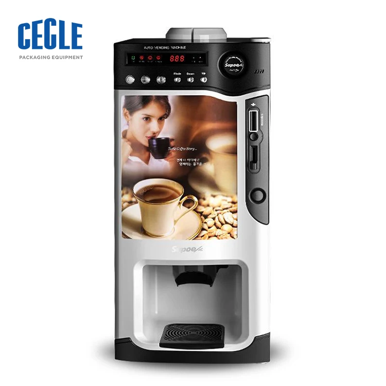 

automatic commercial hot food coffee vending machine