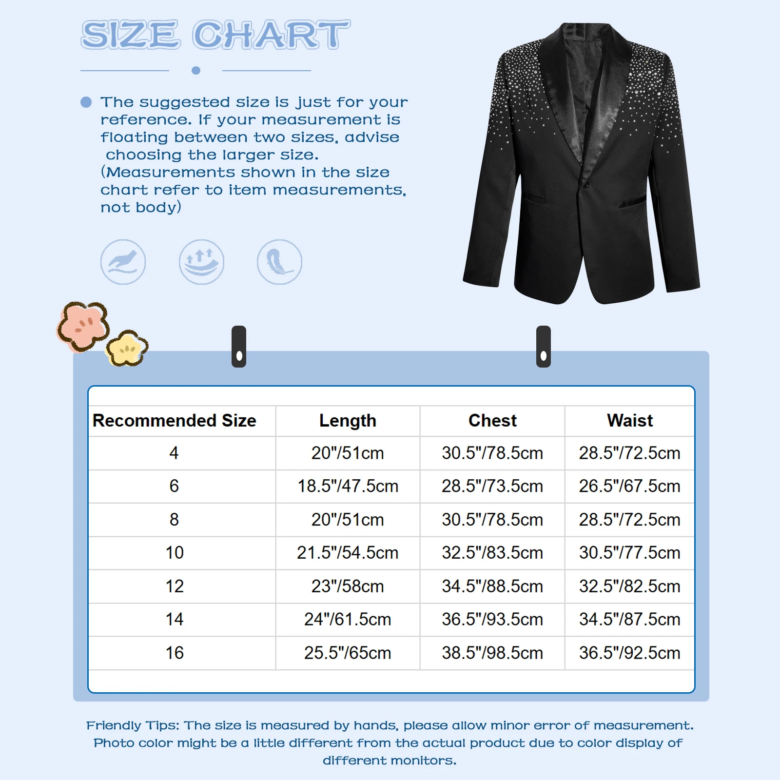 Kids Teen Boys Formal Wedding Dinner Party Blazer Jacket Tuxedo Coat Christmas Party Holiday Festival Jazz Dance Dressy Suit