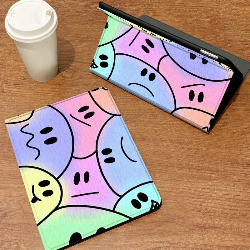 

Чехол для планшета Samsung Galaxy Tab S6 S7 S8 S9 S10 S11 FE Plus Lite с милым изображением акулы в мультяшном стиле