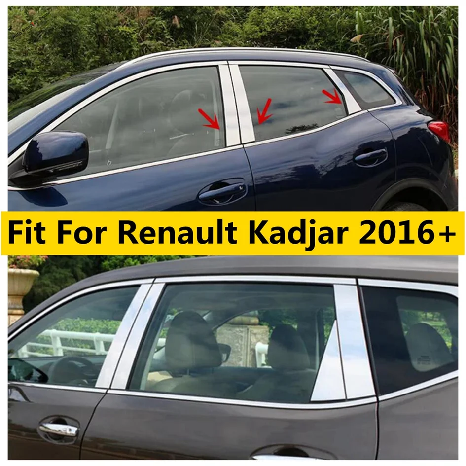 

Car Window Cover Strips Trim Sticker Windows Body Side Stickers Decal Decoration Fit For Renault Kadjar 2016 - 2022 Accessories
