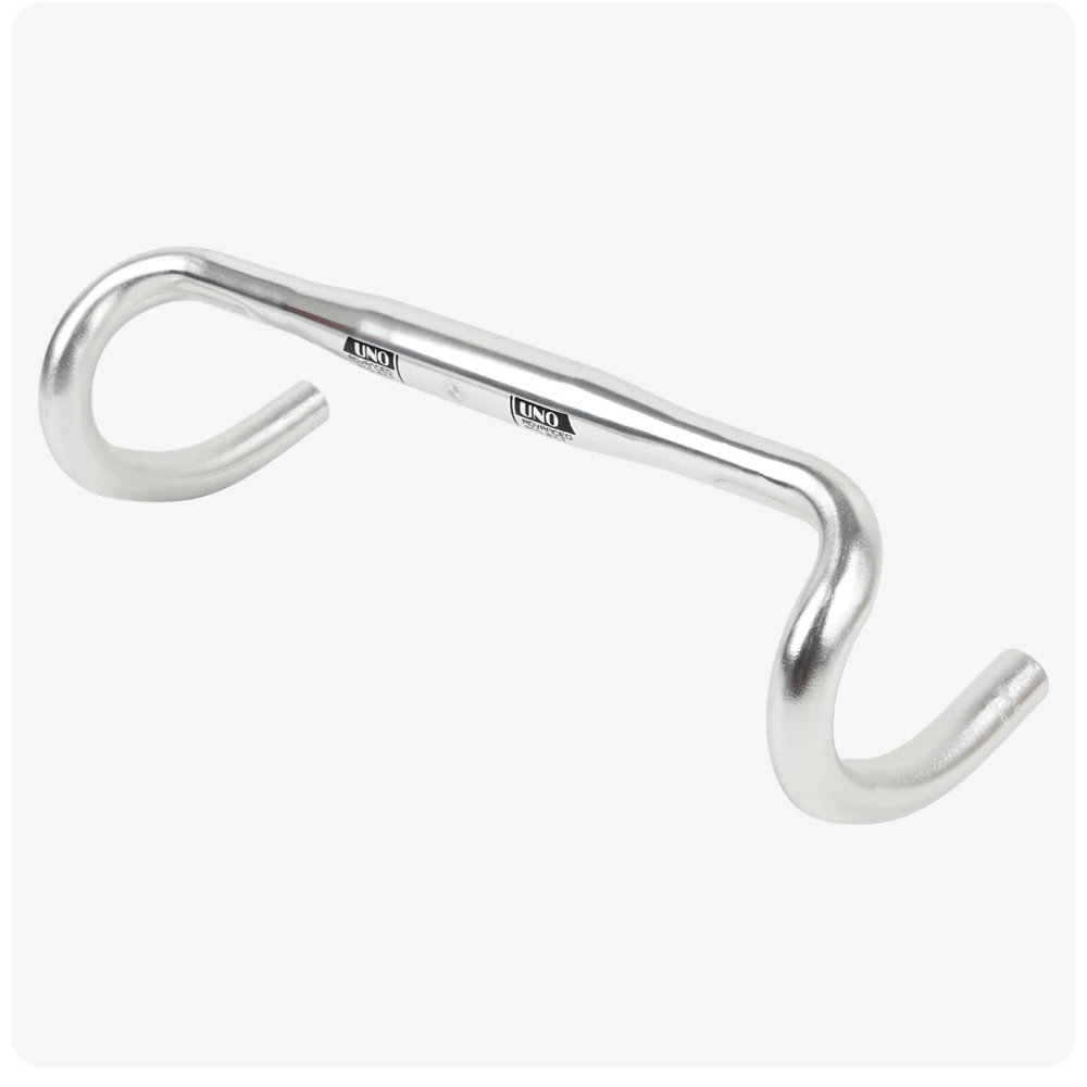 UNO UltraLight Racing Rennrad Lenker Bent Bar 25,4/31,8 MM 360/380/400/420/440/460 MM 6061 Aluminium Legierung Vorbau Lenker – Detail 8