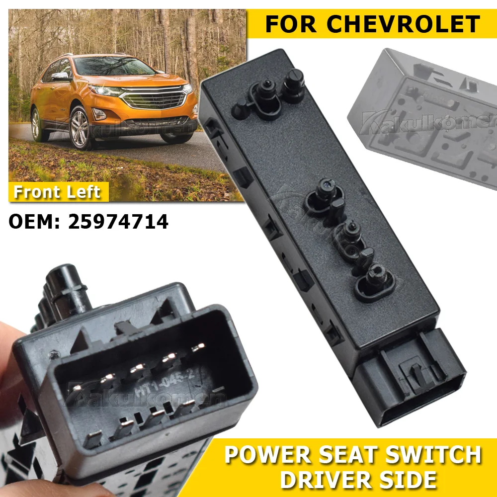 25974714 25974715 New Front Left And Right Power Seat Switch Driver Side Power Seat Switch Fit For Chevrolet Camaro 2010-2015