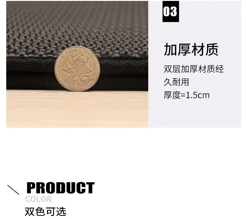 Cat Litter Mat with Gift Double Layer Waterproof Pet Litter Box Mat Non-slip Sand Cat Pad Washable Bed Mat Clean Pad Products