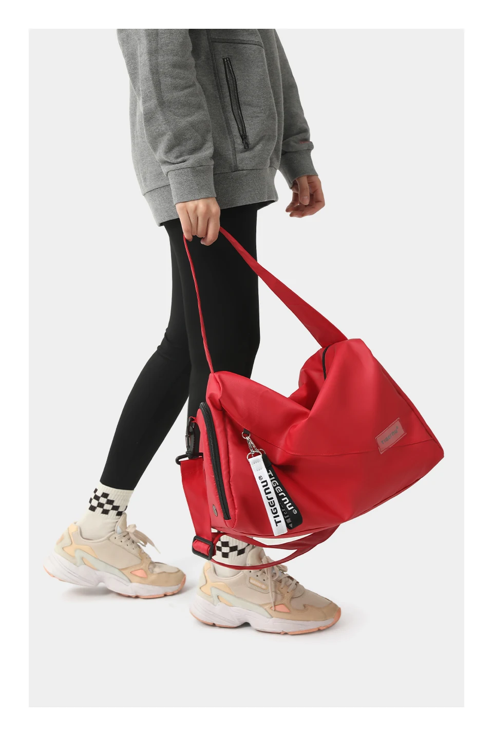 Tigernu Frauen Taschen Reisetaschen Für Frauen Handtasche Leichte Sport Taschen Weibliche Duffle Bag Mädchen Umhängetasche Männer Schulter Tasche – Detail 17