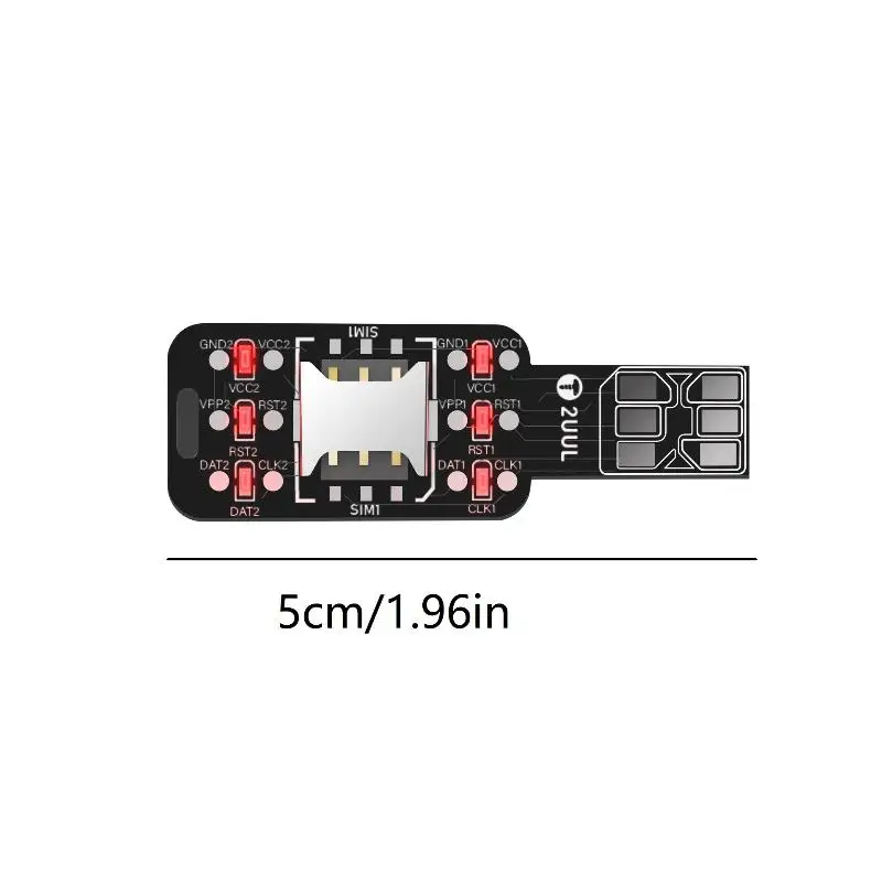 2UUL Dual SIM Card Checker LED Light Fast Detection Durable Tool for Phone Repair Workers Operation Use view 6