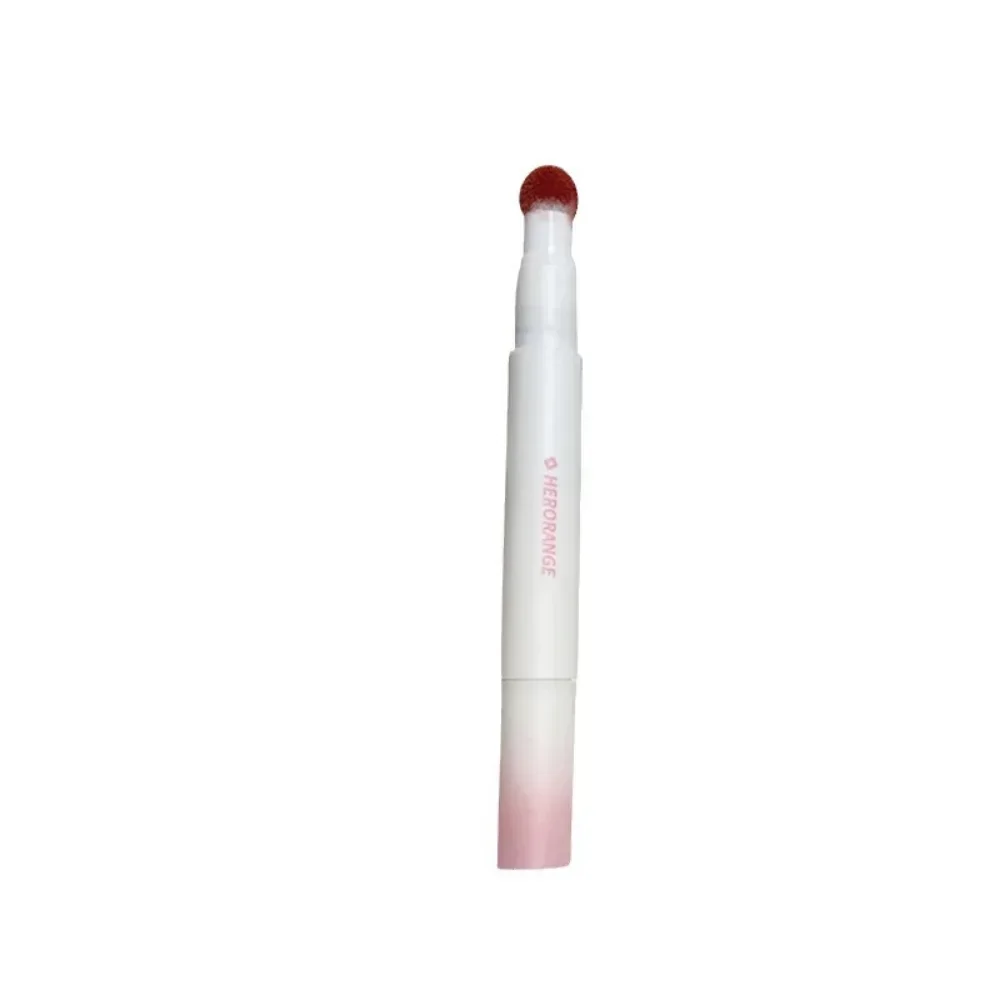 HERORANGE lápiz labial líquido con aplicador de cojín brillo de labios mate de terciopelo hidratante rubor suave cosméticos de maquillaje multiusos