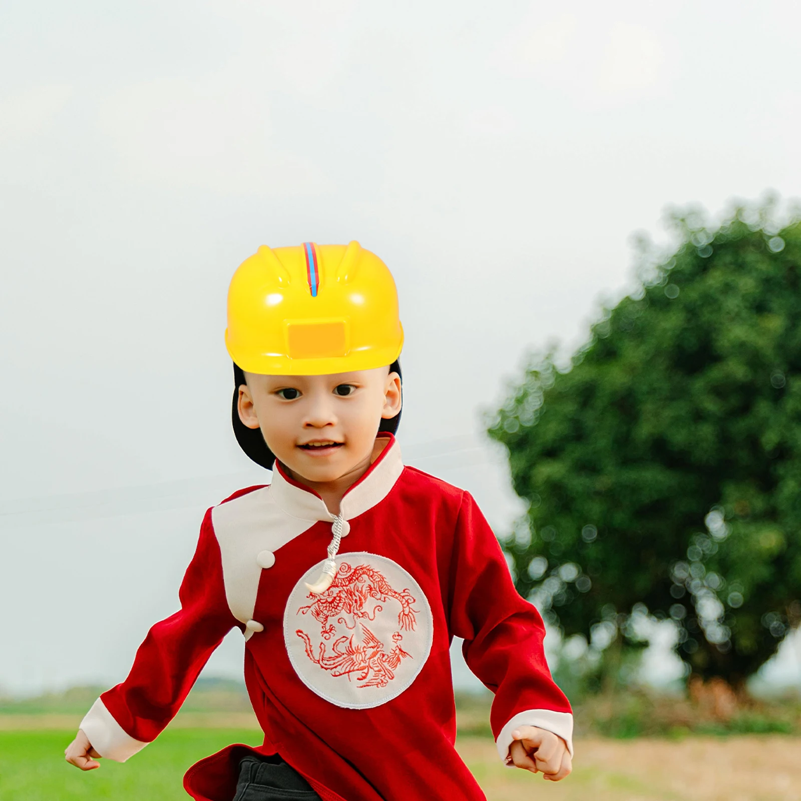 

Simulation Engineering Hat Kids Construction Hard Hat Lightweight Toy Role Play Eco Material One Size Fits