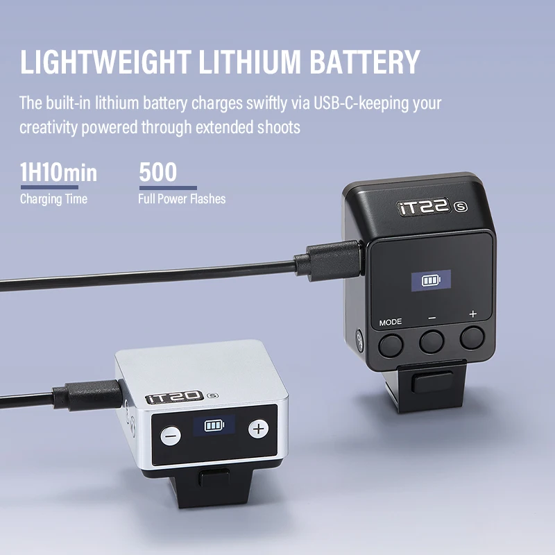 Godox iT20 iT22 C/N/S/F/O فلاش جيب بشاشة تعمل باللمس TTL 2.4G لاسلكي على فلاش الكاميرا لكانون سوني نيكون أوليمبوس فوجي فيلم