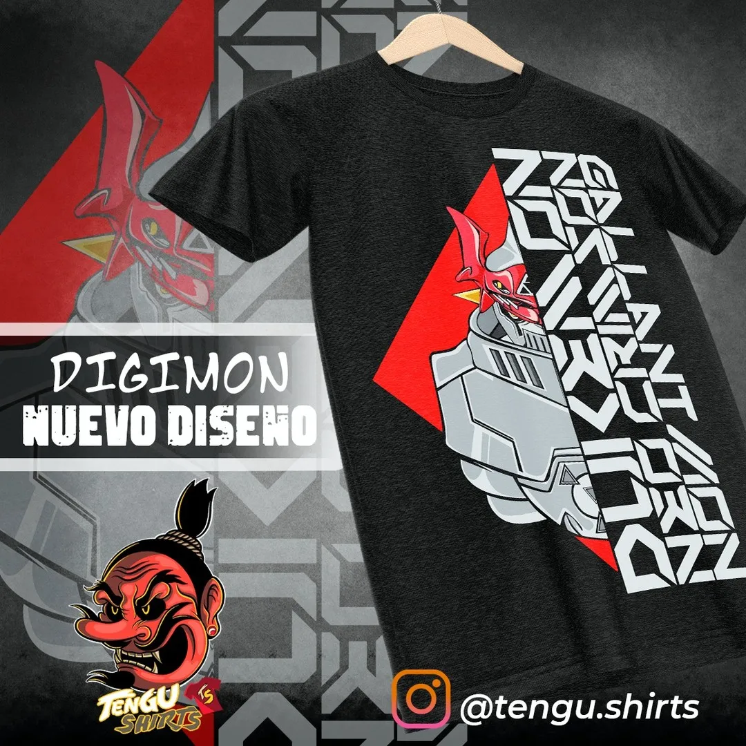 Digimon Anime Tee Dukemon   Agumon Adventure T-Shirt