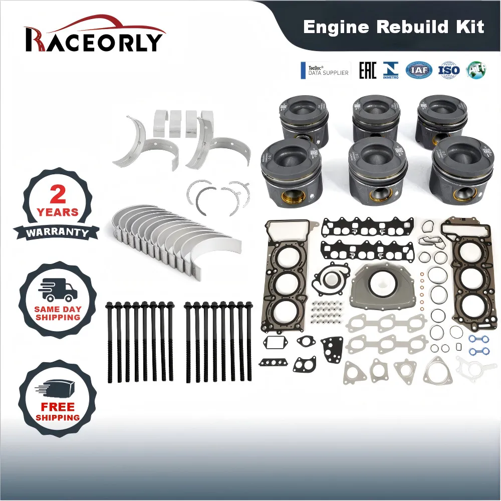 RACEORLY 2007-2009 Engine Rebuild Kit For Dodge Sprinter Mercedes ML320 CDI