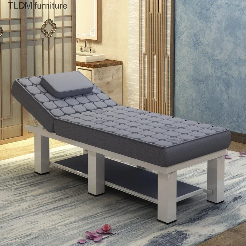 Stable Massage Bed Professional Treatment Relaxing Tattoo Salon Furniture Spa Devices Stretchers Auxiliary Tables Aesthetics