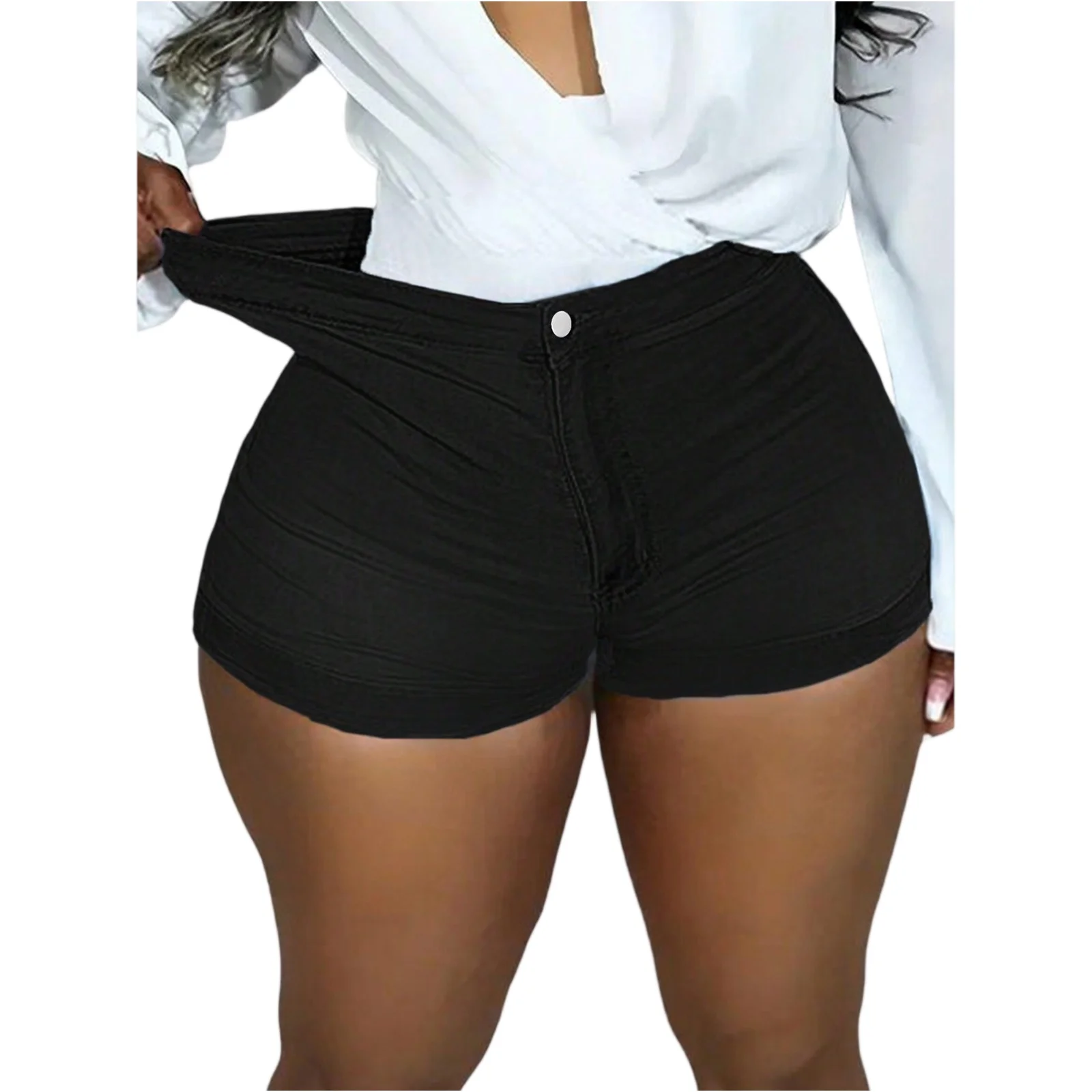 

Sexy High Waist Hip Lift Women Short Jeans Summer Fashion Stretch Denim Shorts New Casual Push Up Vintage Street Shorts