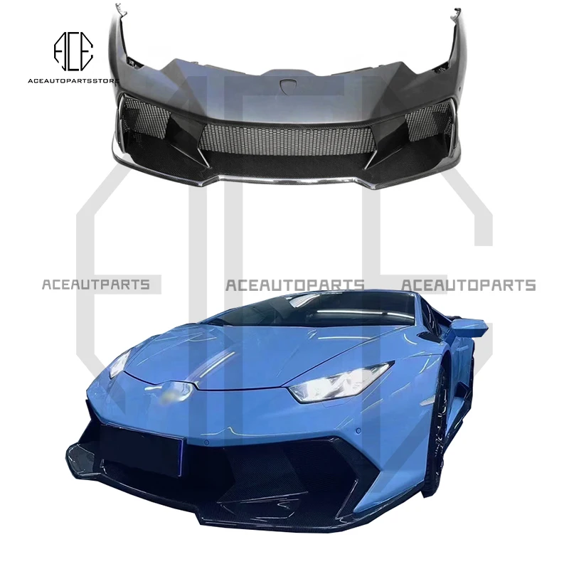 

VORS Style Dry Carbon Fiber Front Bumper For Lambor Huracan LP610