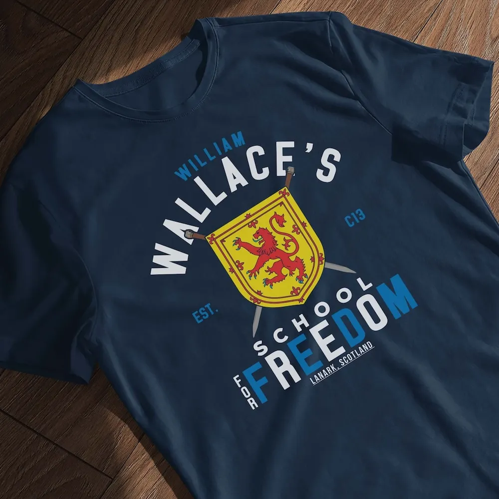 William Wallace Freedom Mens T Shirt Men'S Vintage Funny For Men Novelty Gift Graphic Movie