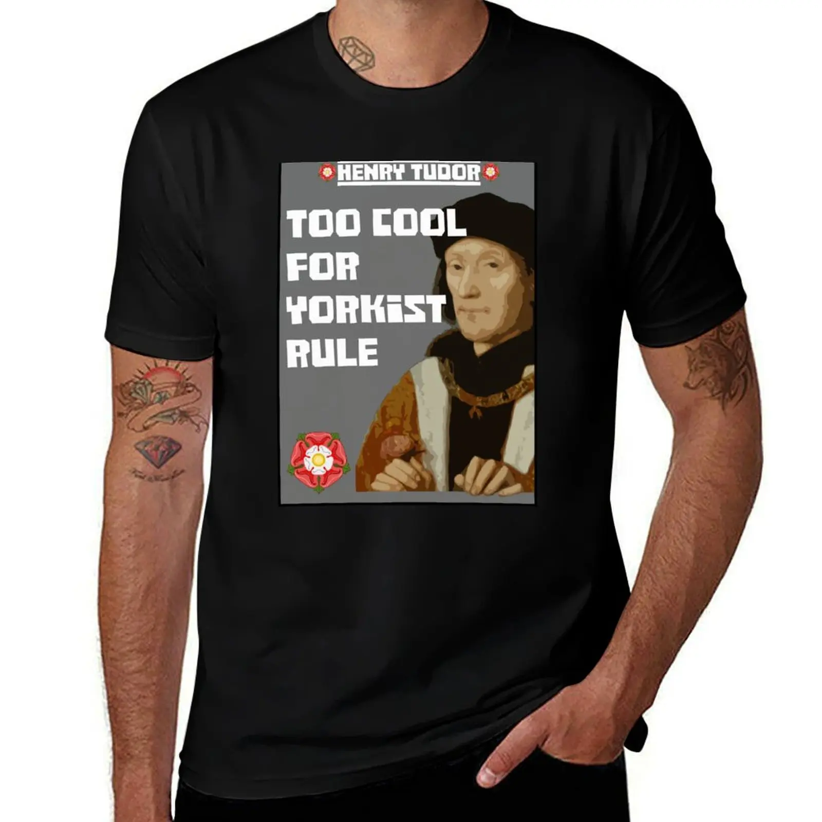 Henry VII - Henry Tudor T-Shirt Basic Casual Short Sleeve Cotton Shirt T-Shirt